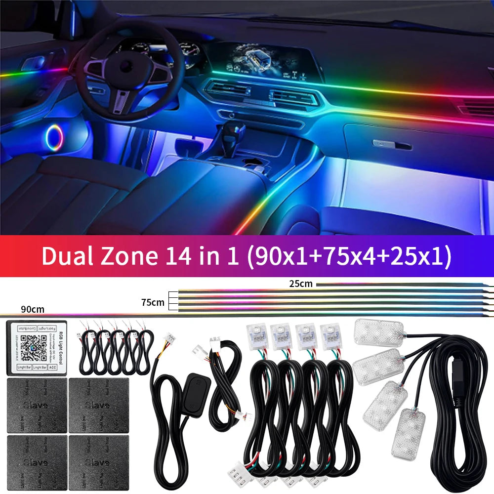 22-in-1 RGB LED Car Ambient Lights
