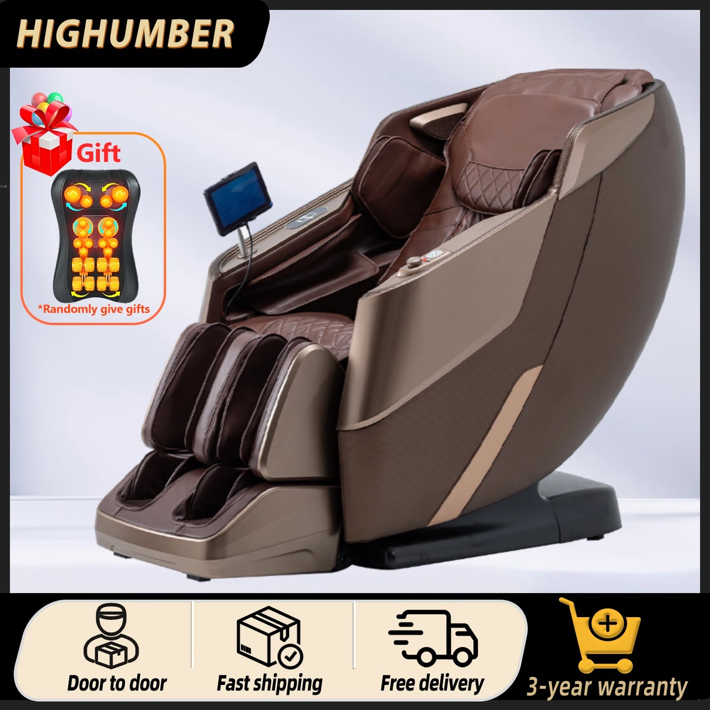 ThermaLuxe 2025 — Luxury Airbag & Heated Massage Chair