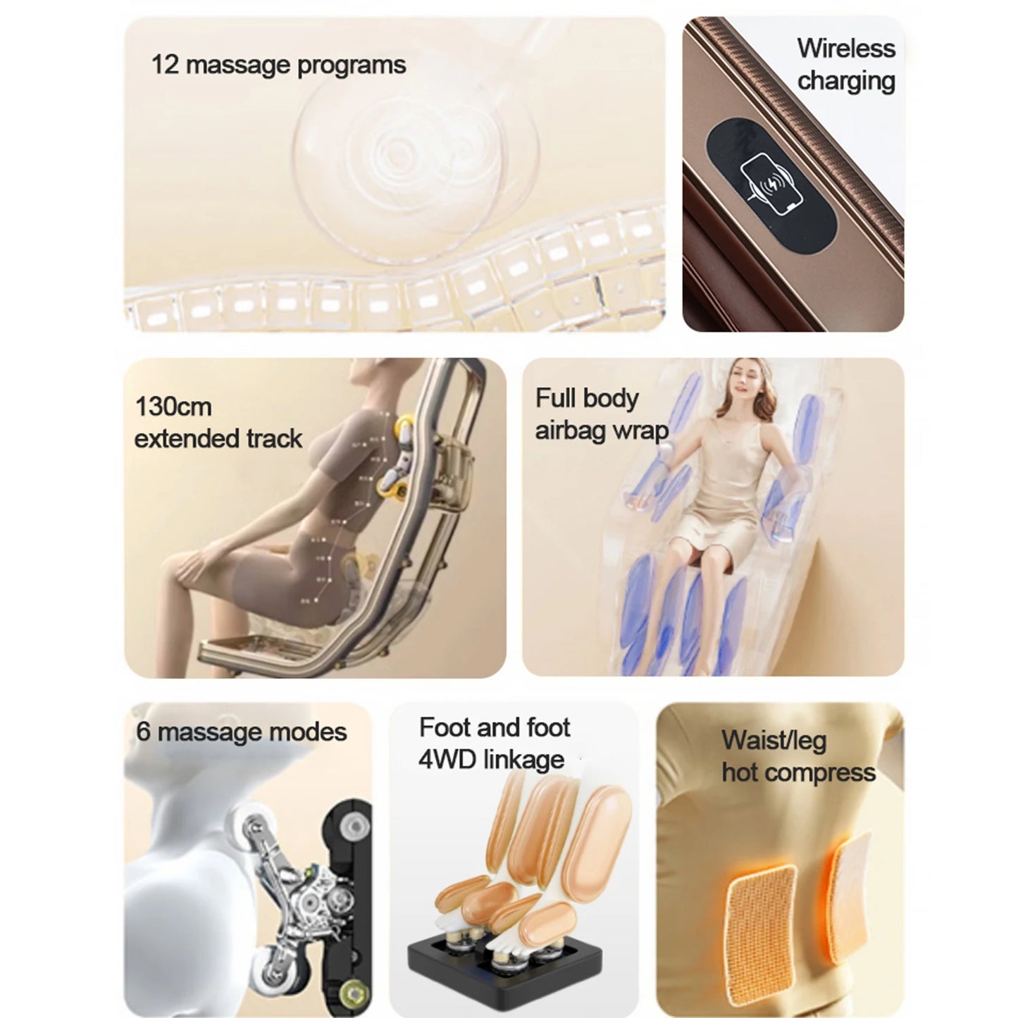 ThermaLuxe 2025 — Luxury Airbag & Heated Massage Chair