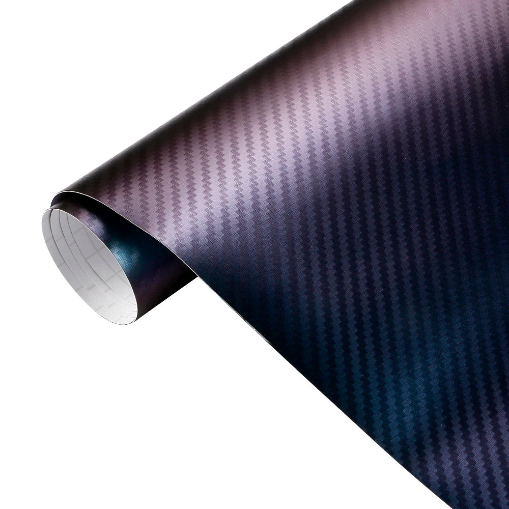 Chameleon 3D Carbon Fiber Car Wrap
