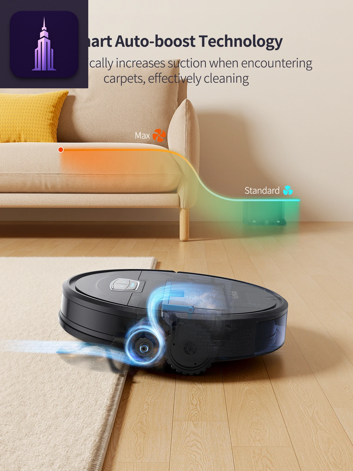 6000Pa 3-in-1 Robot Vacuum