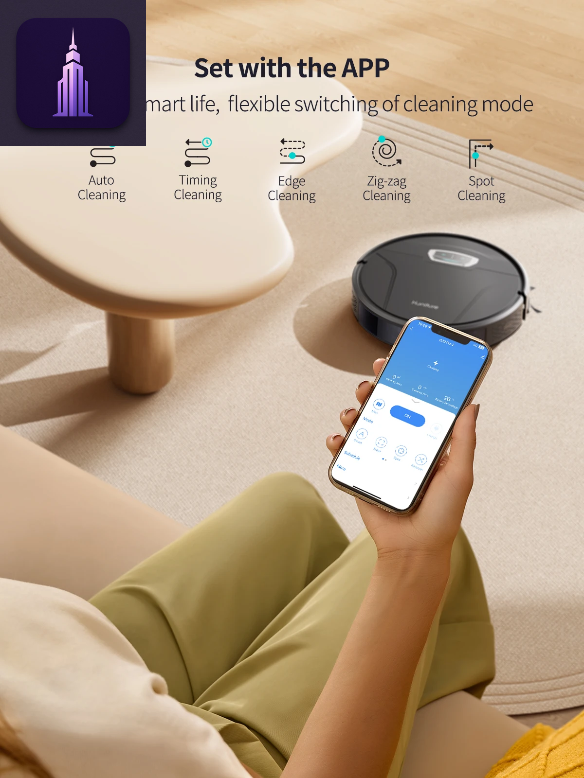 6000Pa 3-in-1 Robot Vacuum