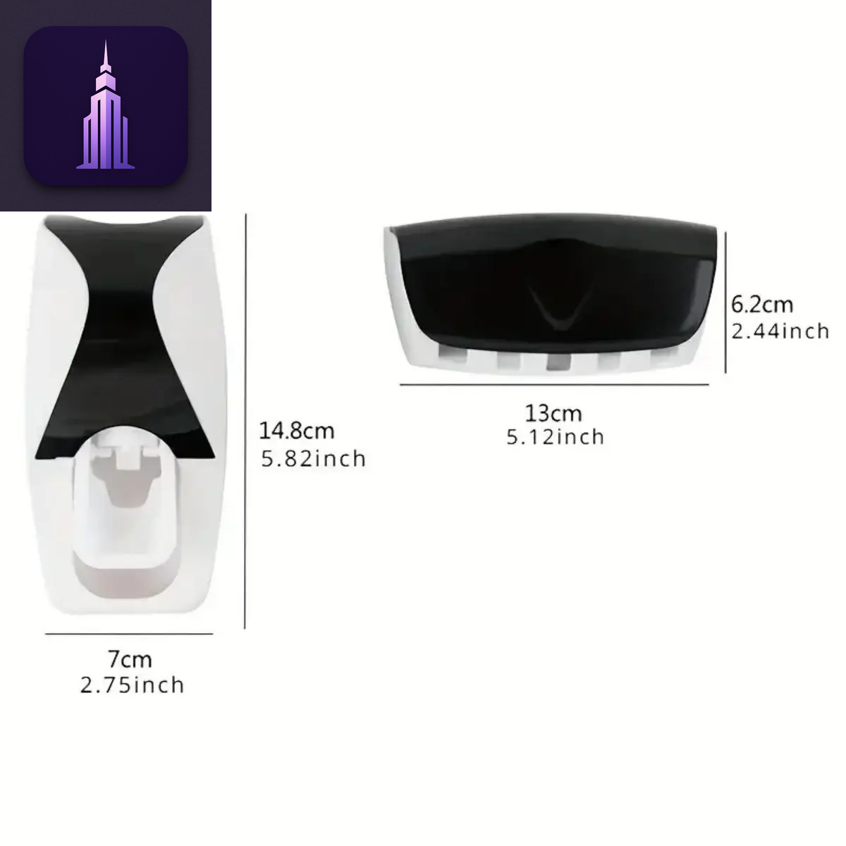 Automatic Toothpaste Dispenser Set