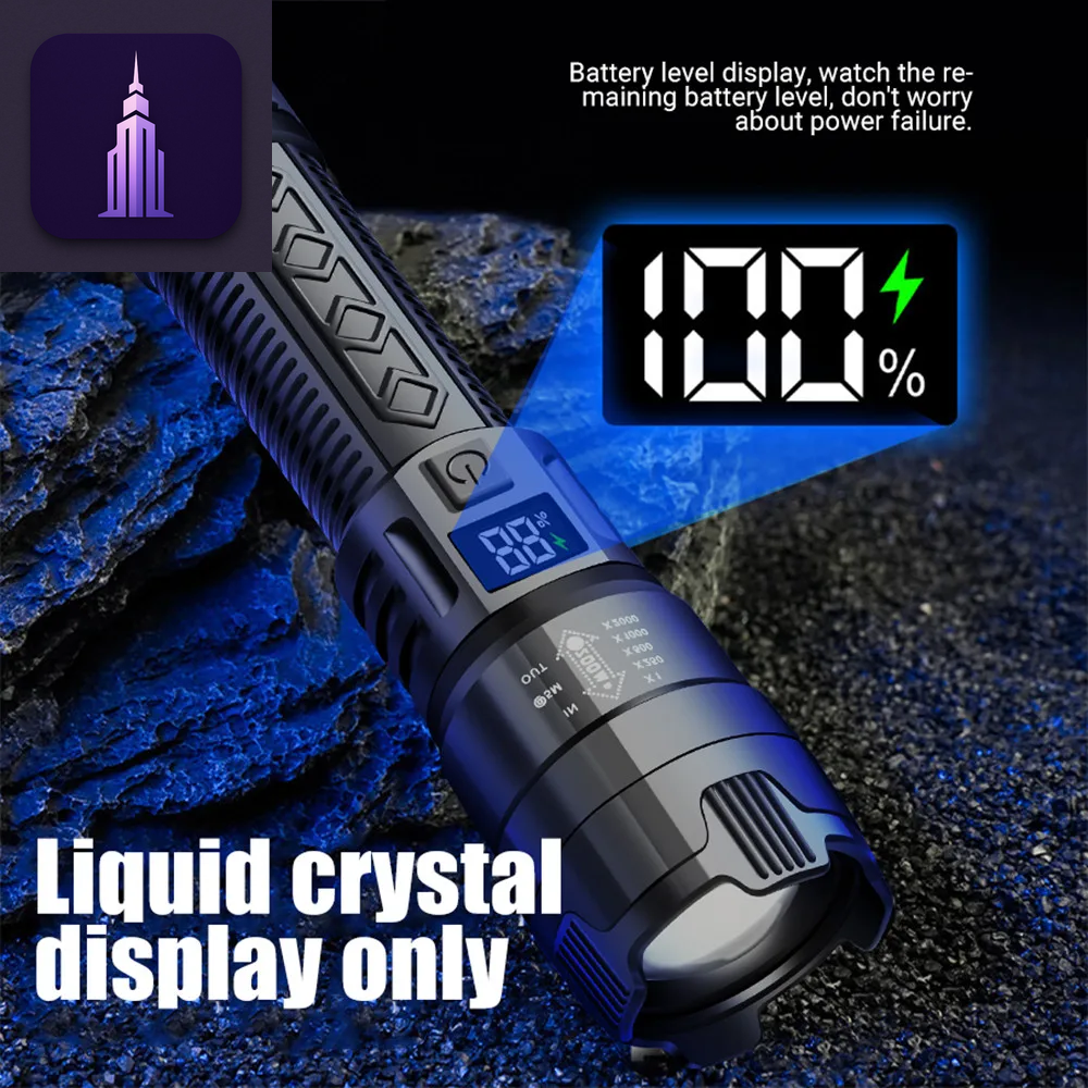 USB Rechargeable LED Flashlight