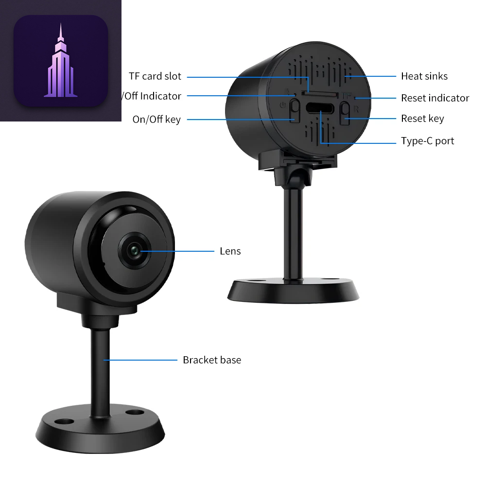 1080P Wide-Angle Security Camera
