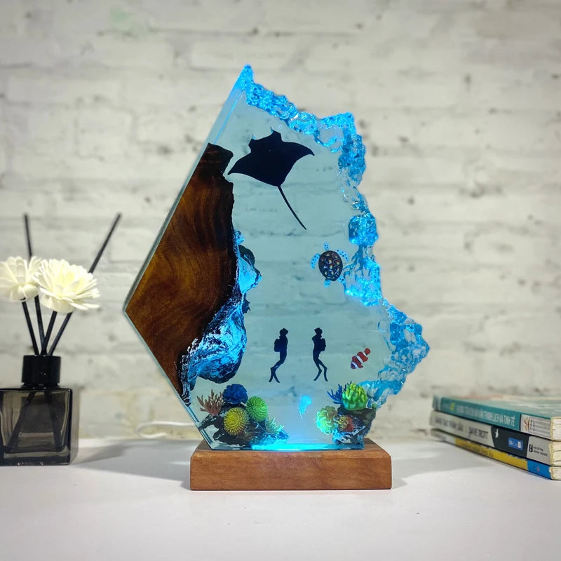 OceanGlow — Creative Seabed Art Night Light