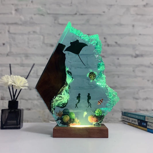 OceanGlow — Creative Seabed Art Night Light