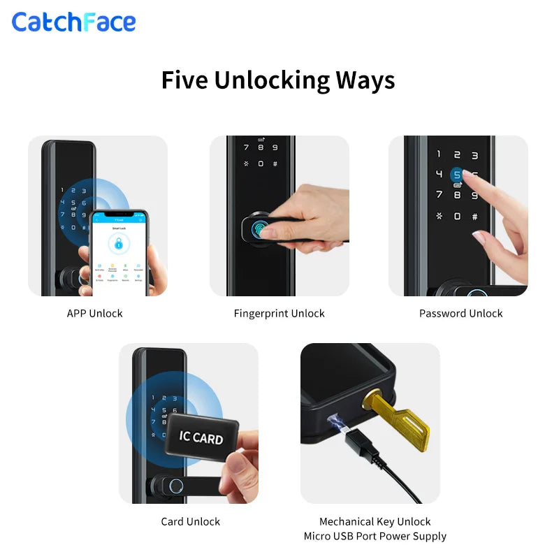 SecureX Fingerprint — Advanced Electronic Door Lock