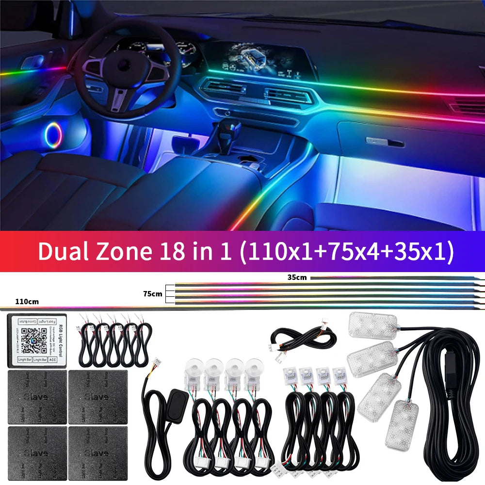 22-in-1 RGB LED Car Ambient Lights
