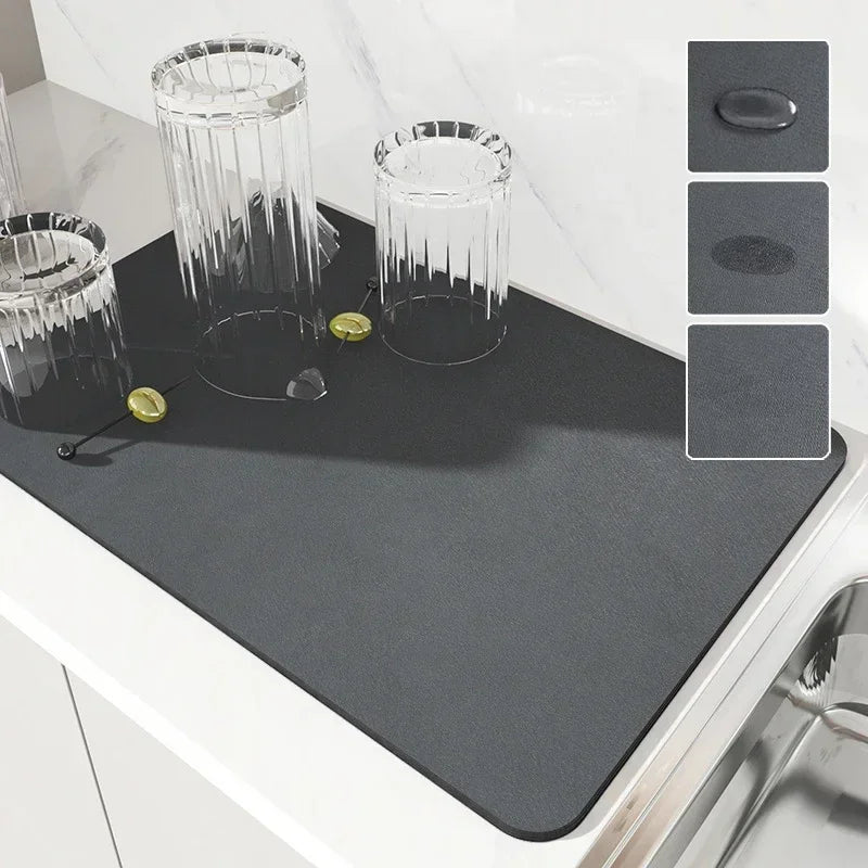 StoneFlow — Premium Absorbent Mat for Modern Kitchens