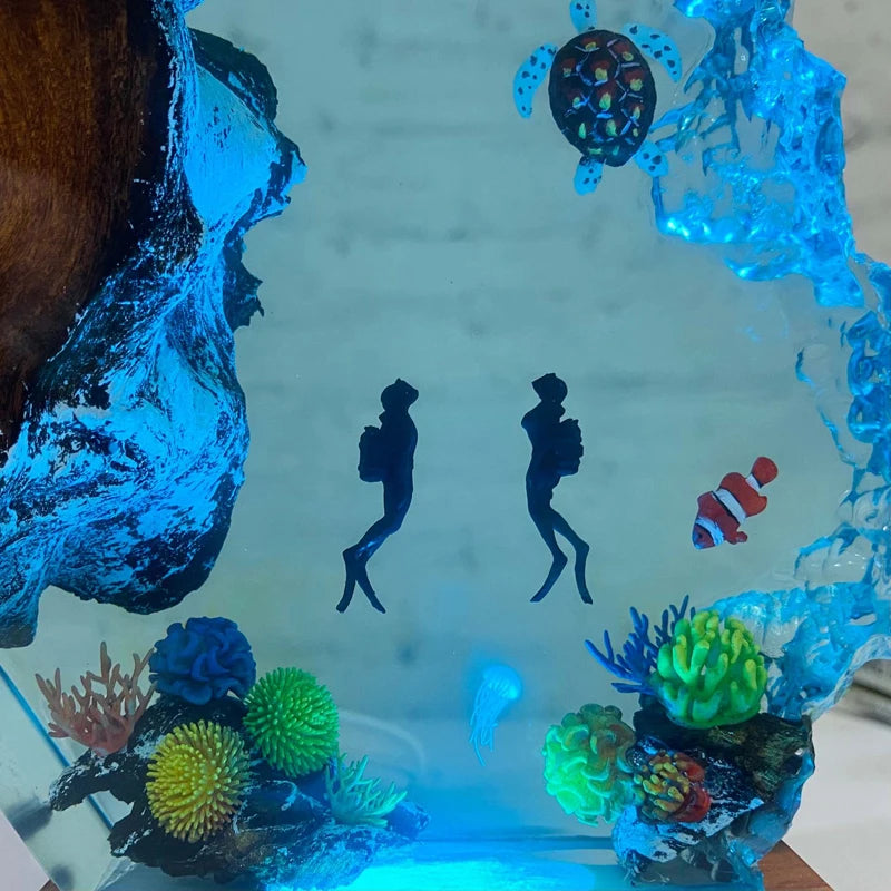 OceanGlow — Creative Seabed Art Night Light