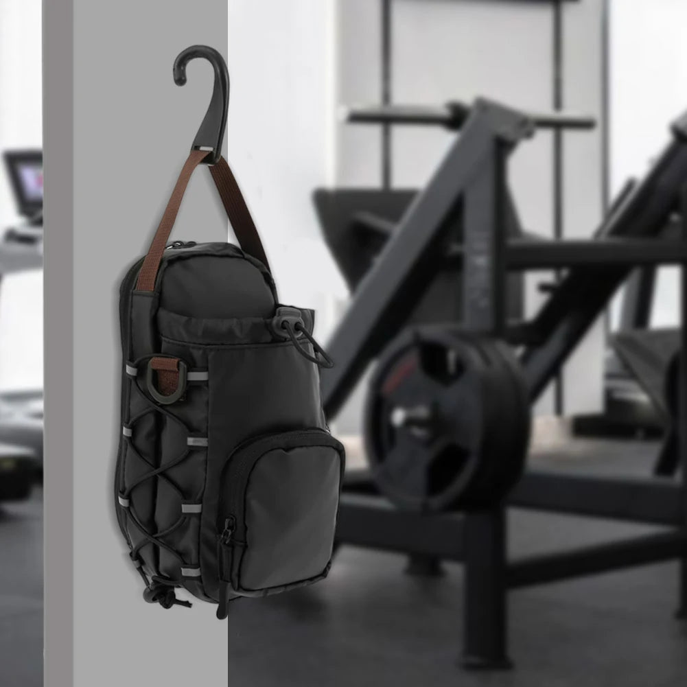 Magnetic Gym Sling Bag w/ Bottle Holder