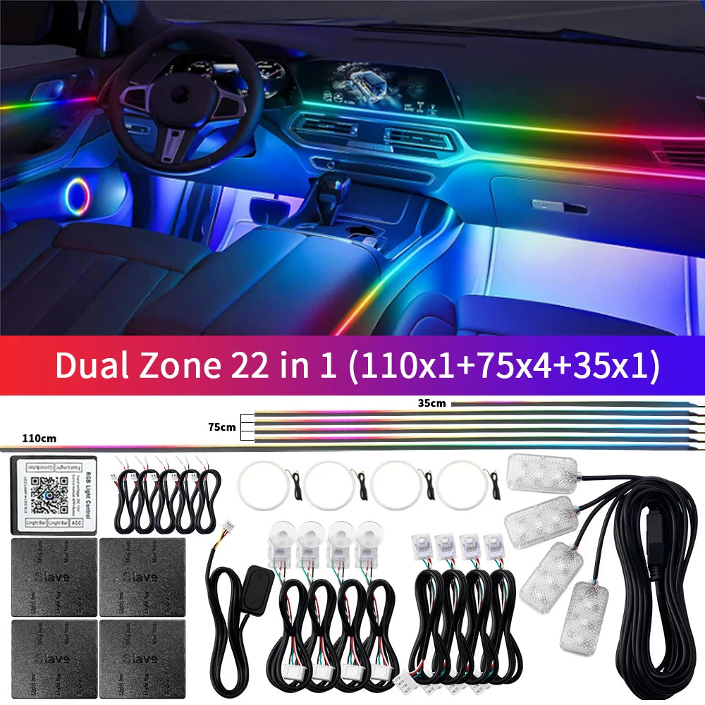 22-in-1 RGB LED Car Ambient Lights