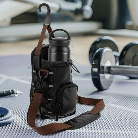 Magnetic Gym Sling Bag w/ Bottle Holder