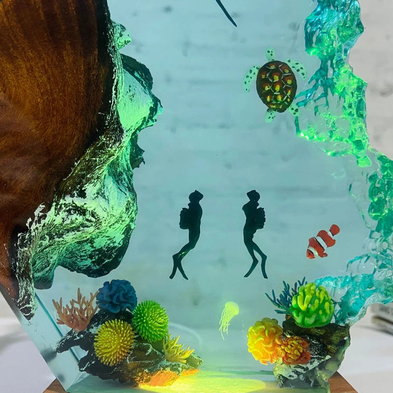 OceanGlow — Creative Seabed Art Night Light