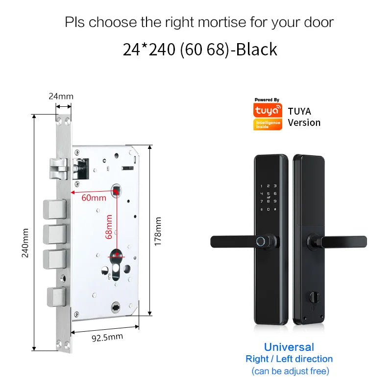 SecureX Fingerprint — Advanced Electronic Door Lock