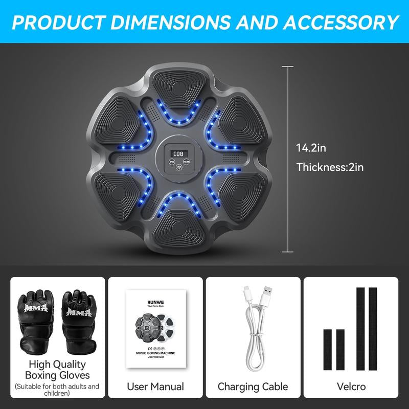 Smart Music Boxing Machine Wall-Mount