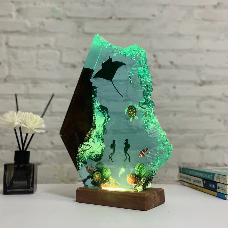 OceanGlow — Creative Seabed Art Night Light