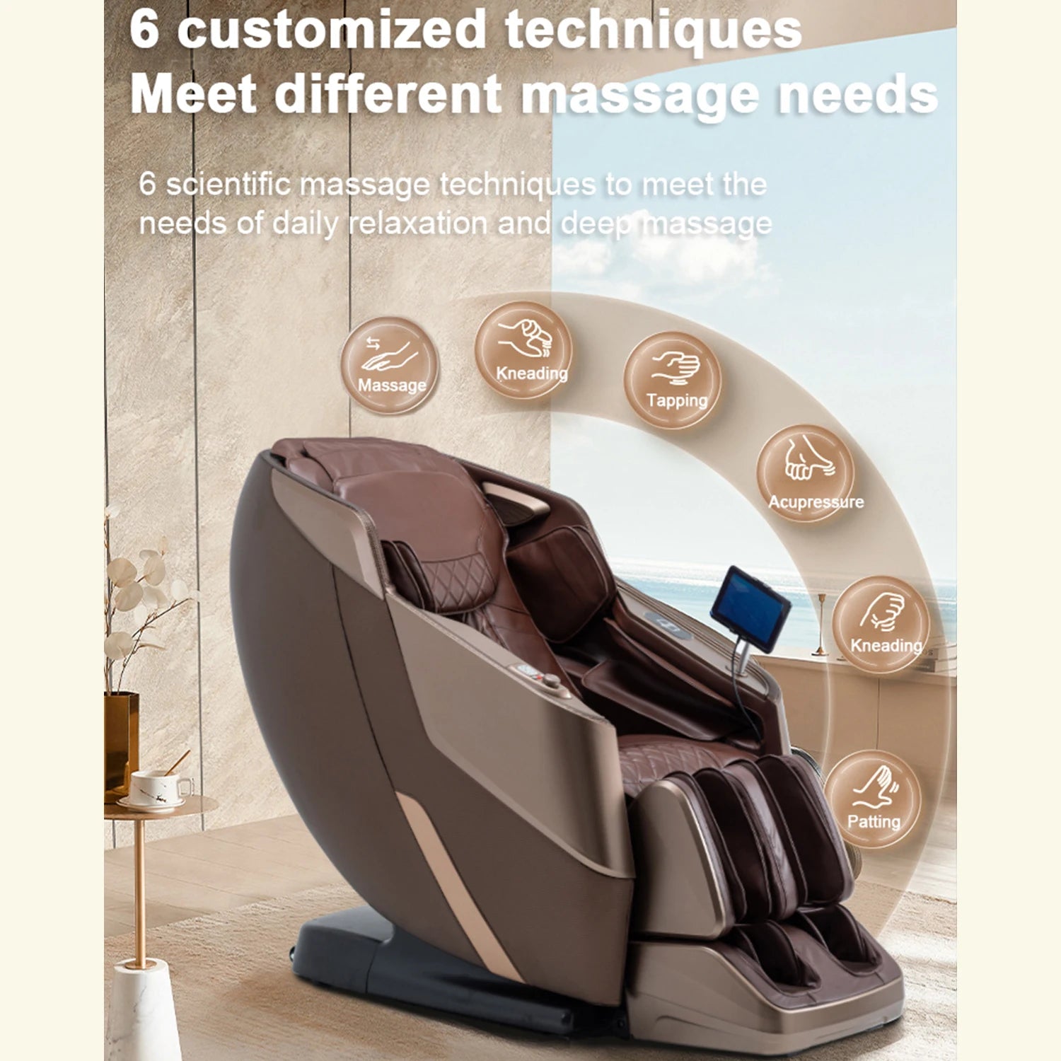 ThermaLuxe 2025 — Luxury Airbag & Heated Massage Chair