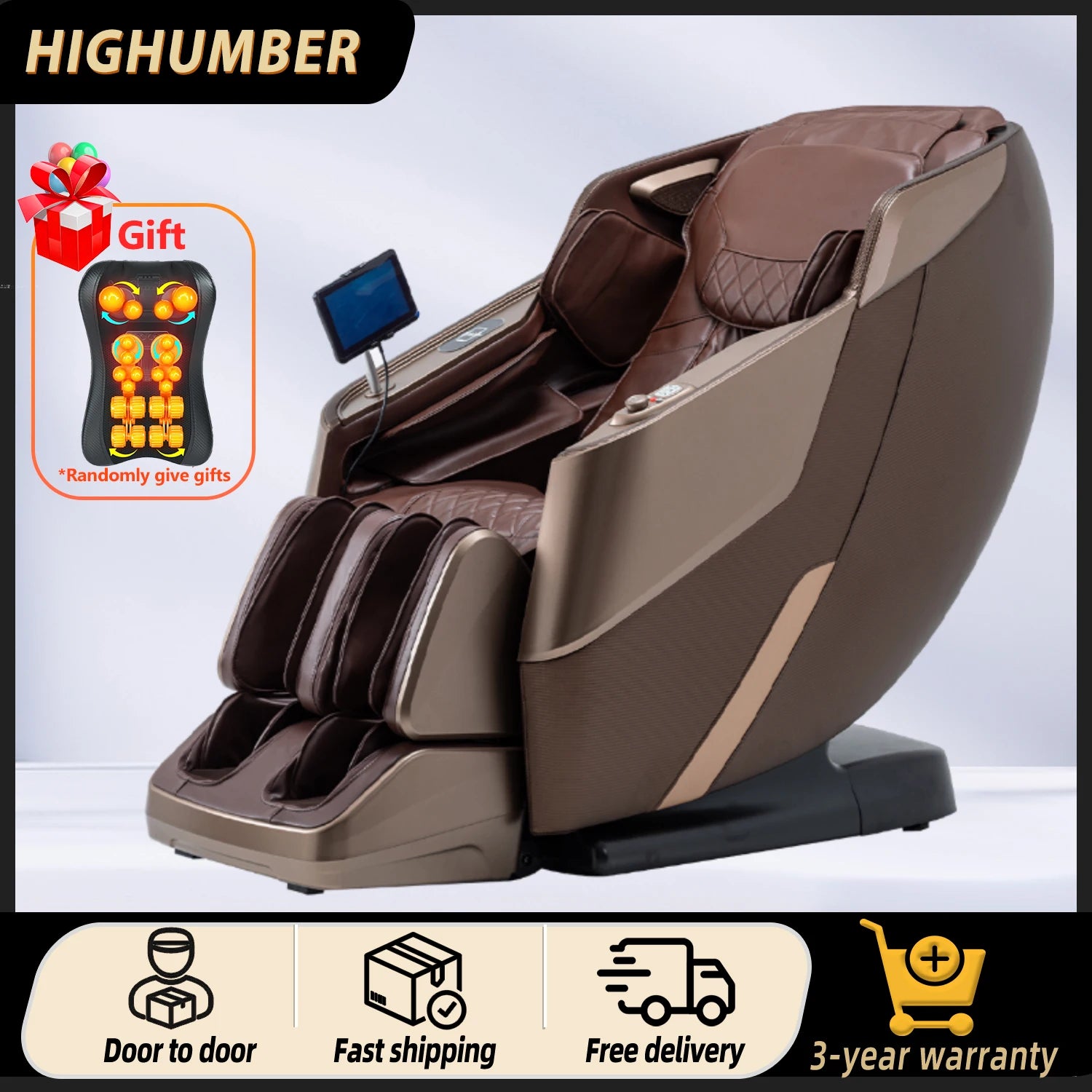 ThermaLuxe 2025 — Luxury Airbag & Heated Massage Chair