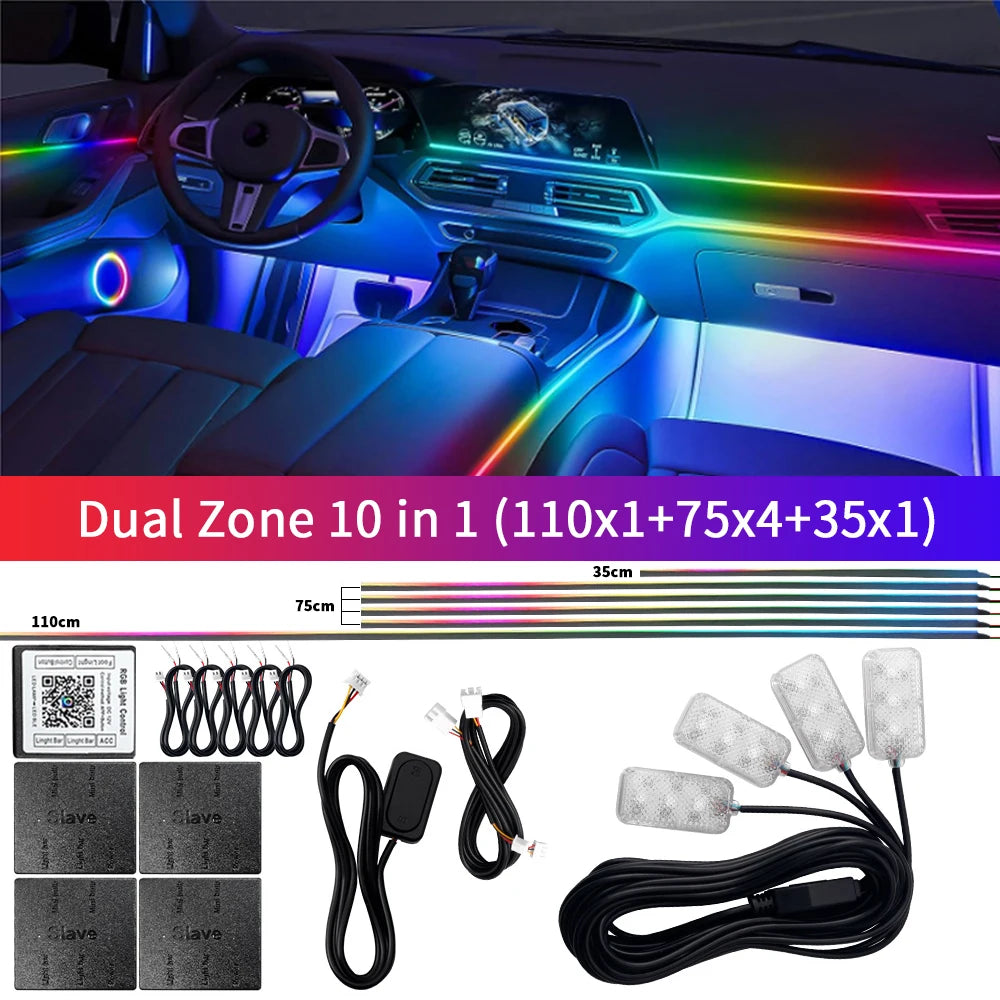 22-in-1 RGB LED Car Ambient Lights