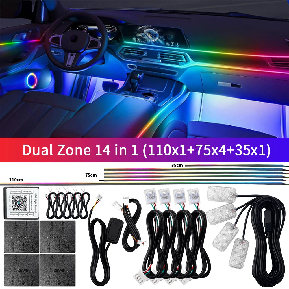 22-in-1 RGB LED Car Ambient Lights