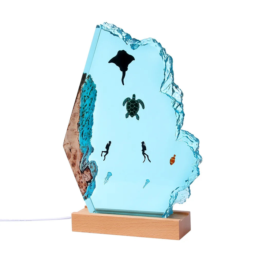 OceanGlow — Creative Seabed Art Night Light