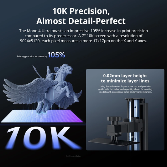 Photon Ultra 10K — Precision LCD 3D Printer