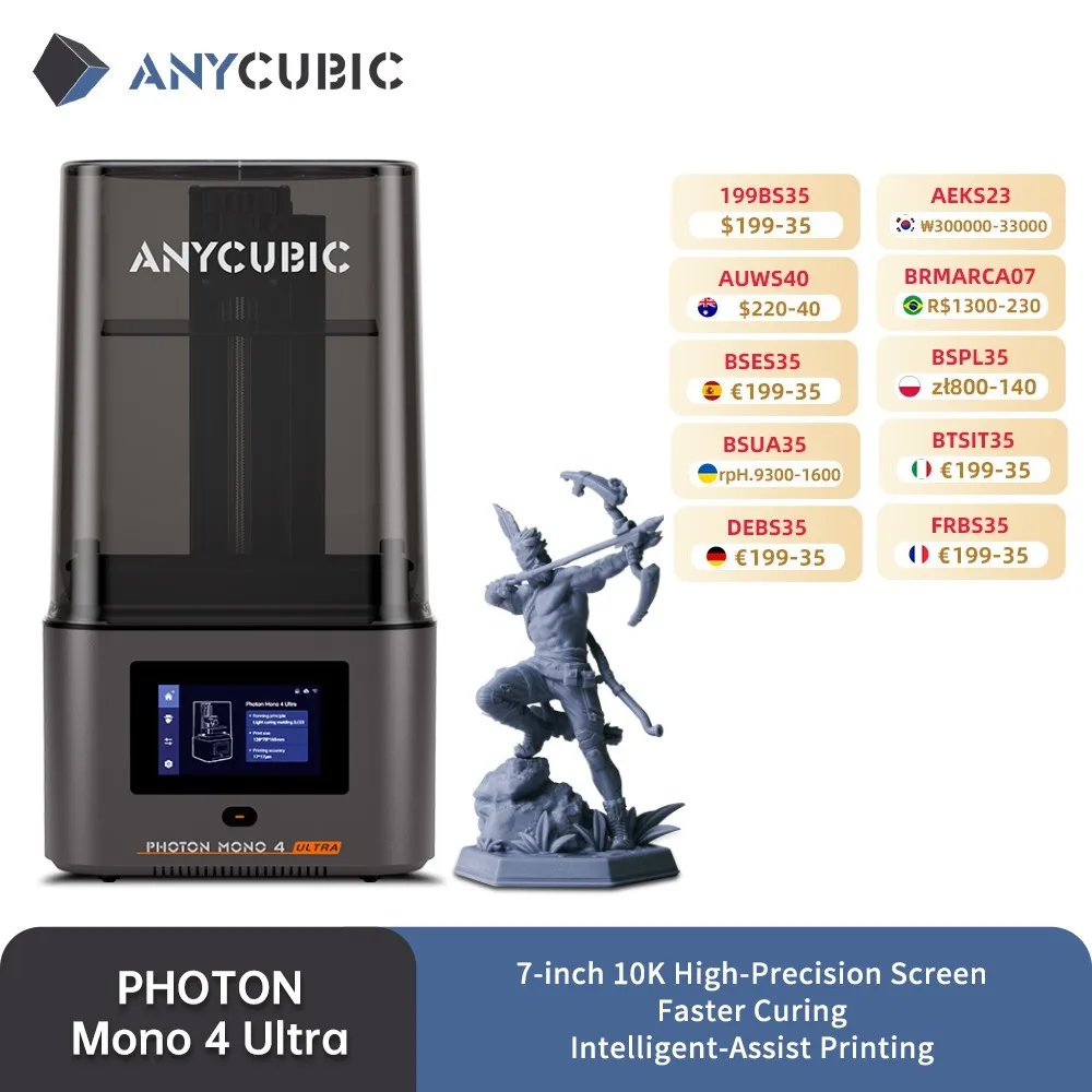 Photon Ultra 10K — Precision LCD 3D Printer