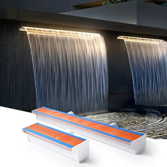 LED Colorful Pool Waterfall Fountain