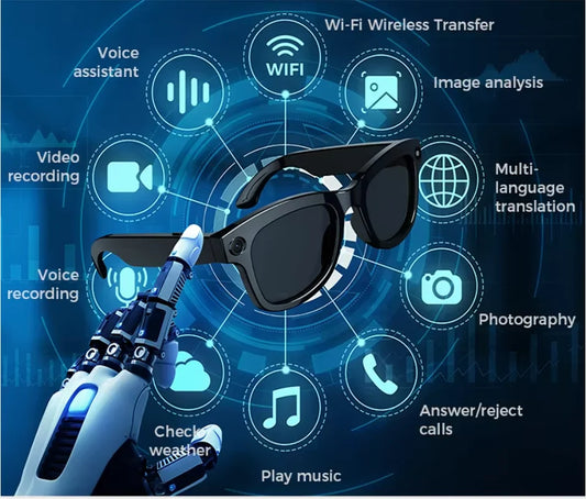 M01 Smart AI Camera Glasses 2025
