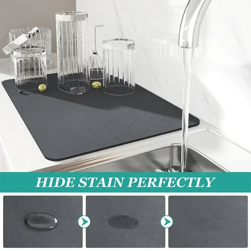 StoneFlow — Premium Absorbent Mat for Modern Kitchens