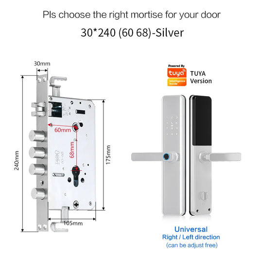 SecureX Fingerprint — Advanced Electronic Door Lock