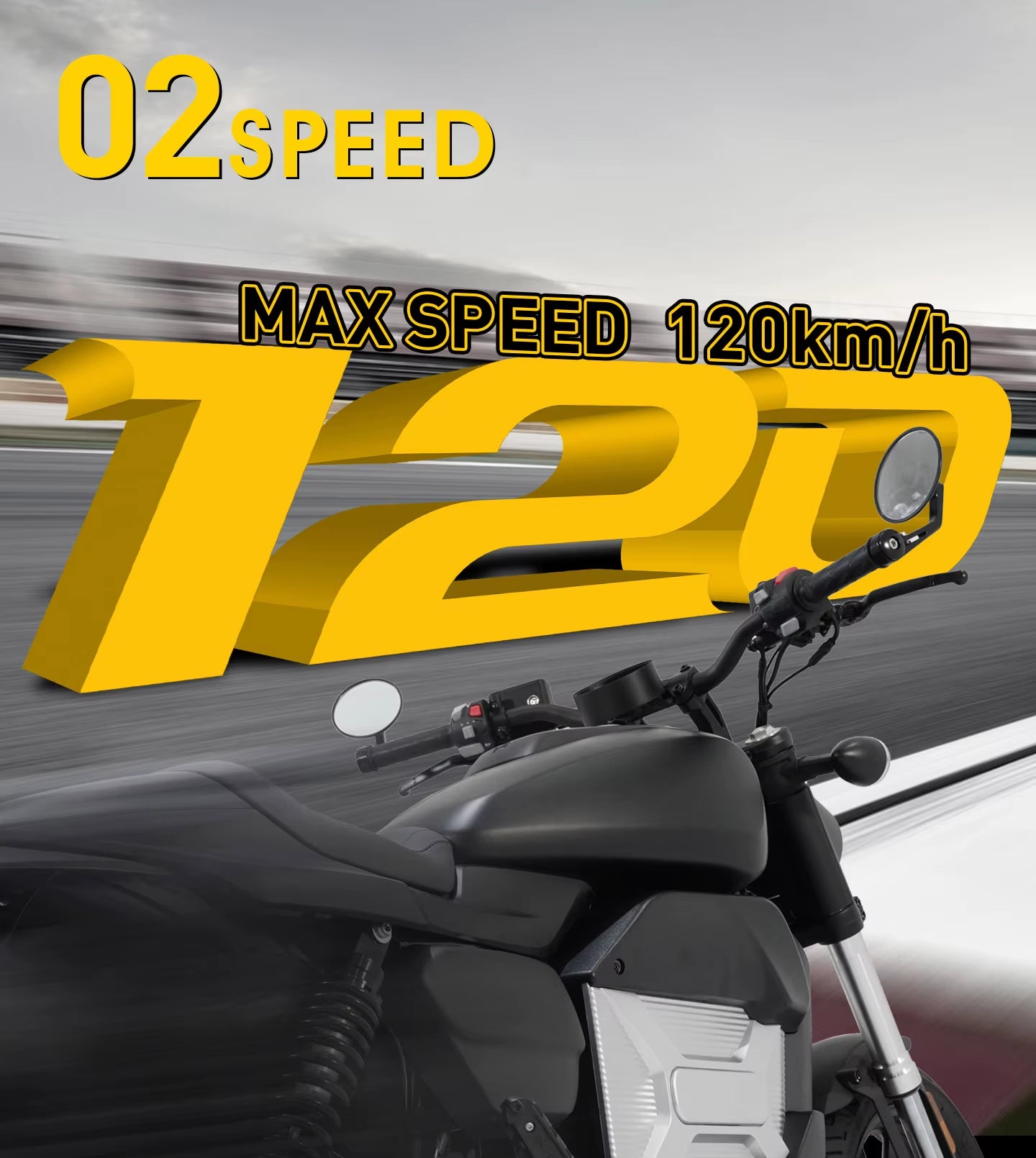120Km/H Off-Road Electric Motorcycle