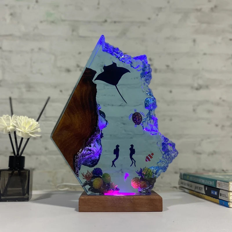 OceanGlow — Creative Seabed Art Night Light