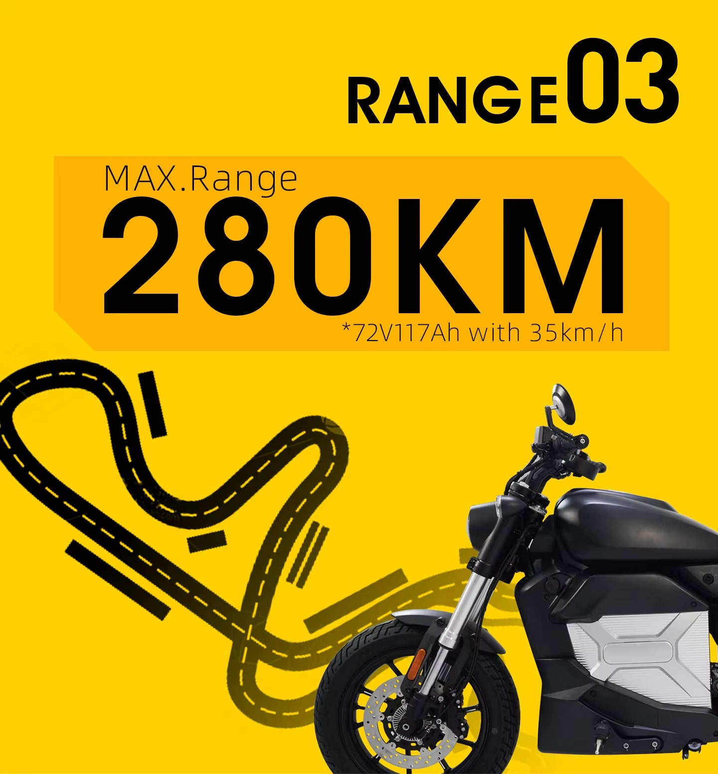 120Km/H Off-Road Electric Motorcycle