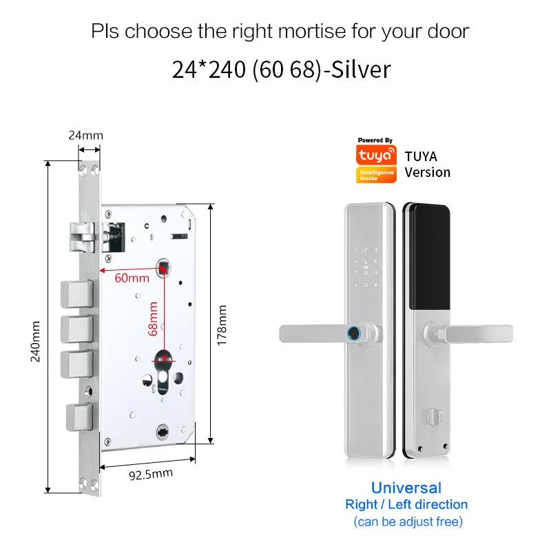 SecureX Fingerprint — Advanced Electronic Door Lock