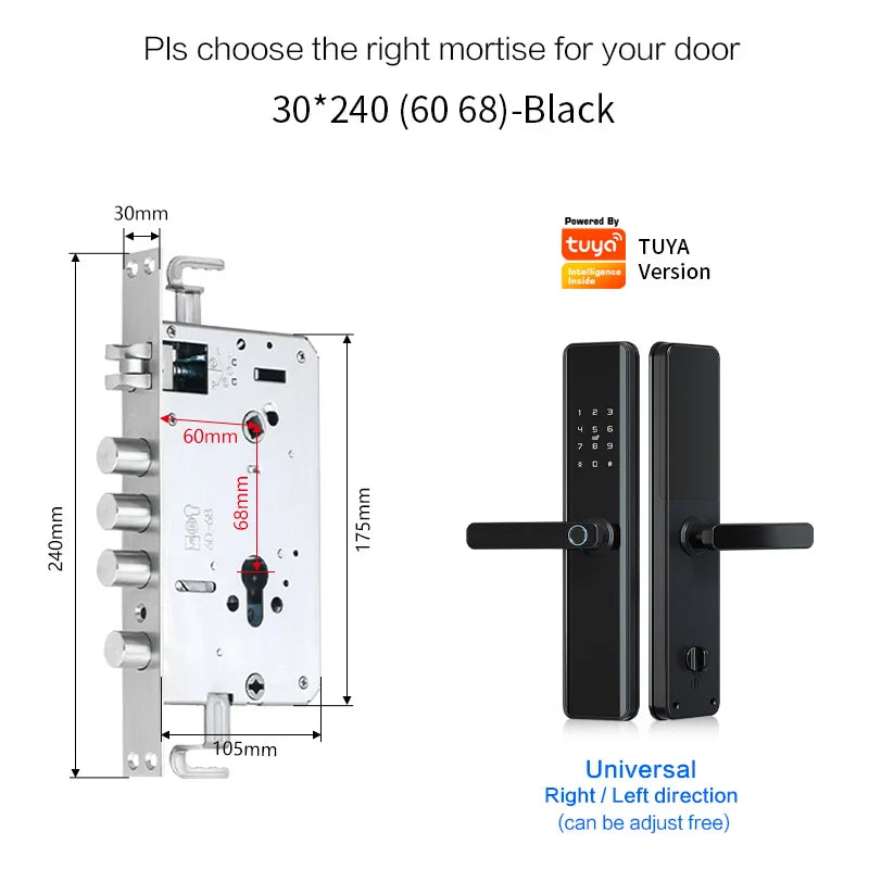 SecureX Fingerprint — Advanced Electronic Door Lock