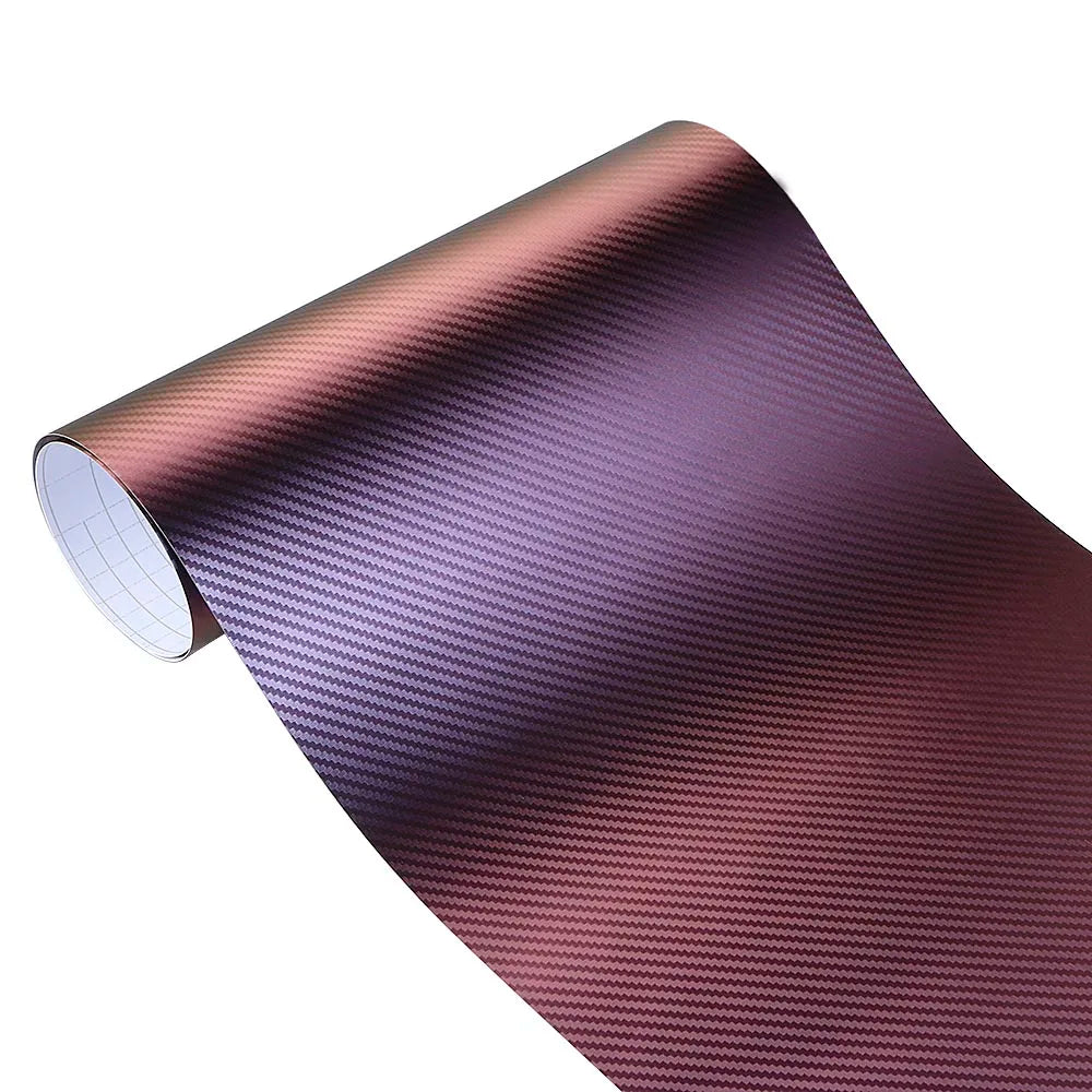 Chameleon 3D Carbon Fiber Car Wrap