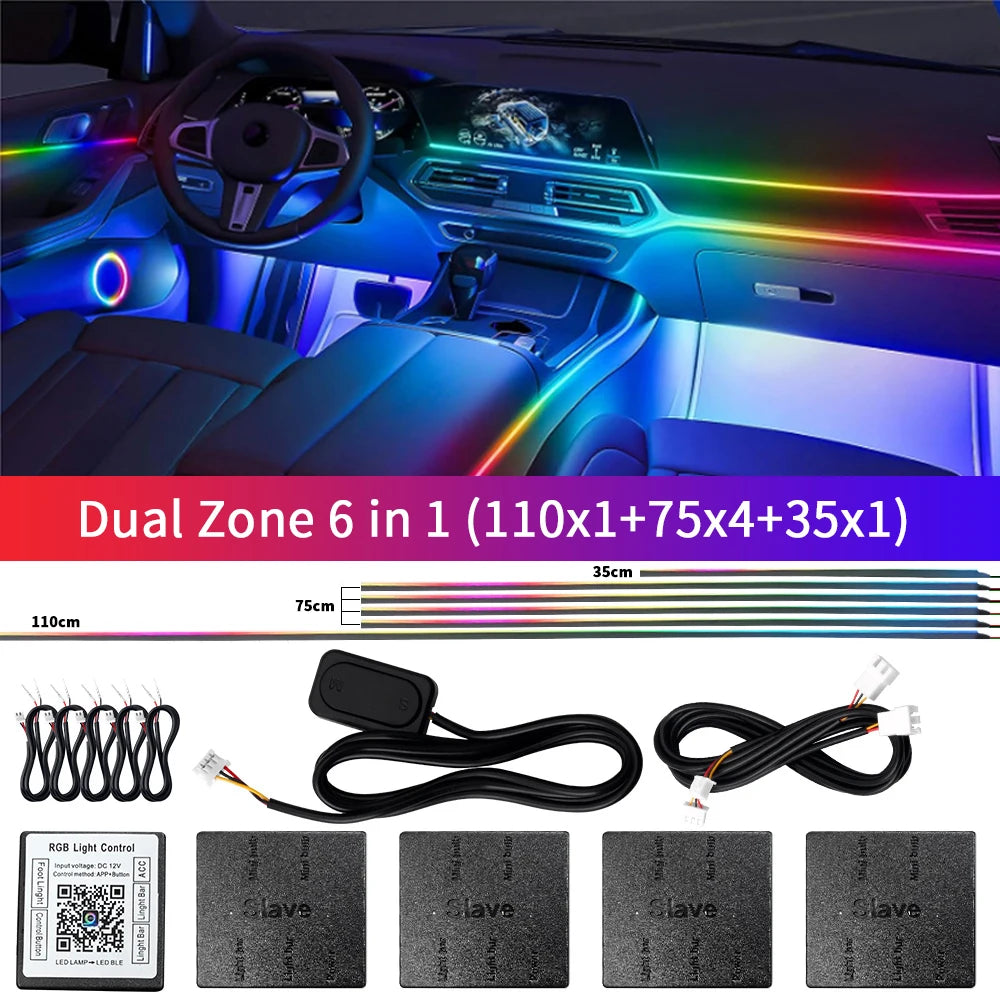 22-in-1 RGB LED Car Ambient Lights