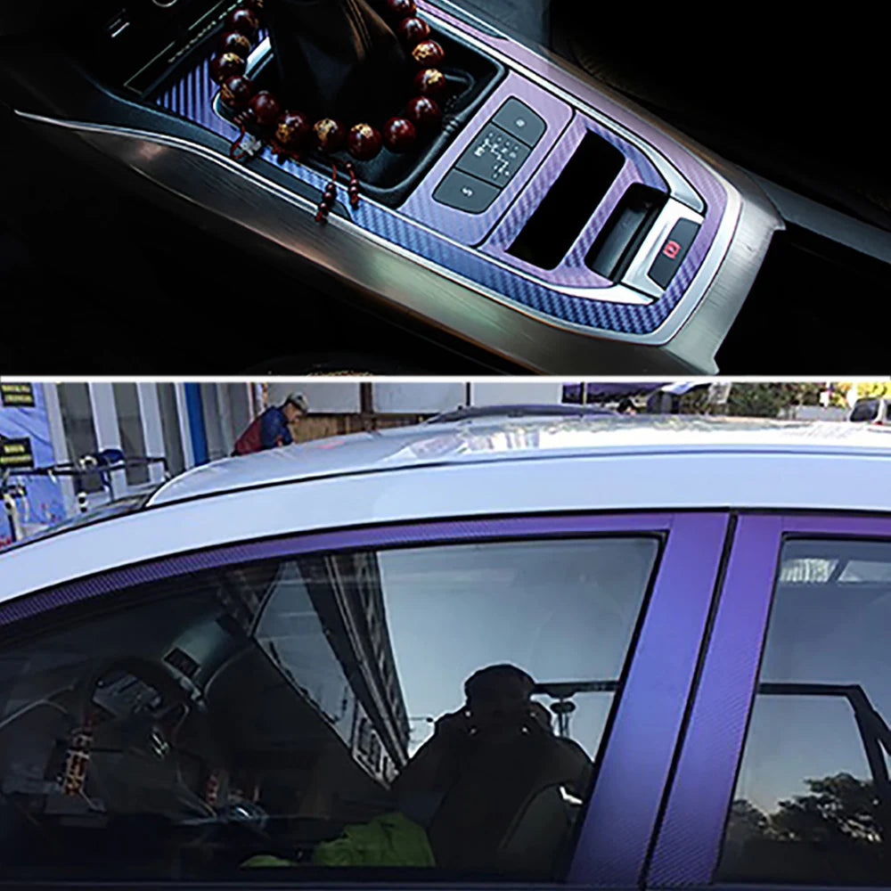 Chameleon 3D Carbon Fiber Car Wrap