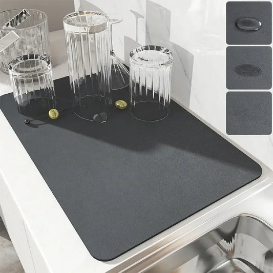 StoneFlow — Premium Absorbent Mat for Modern Kitchens