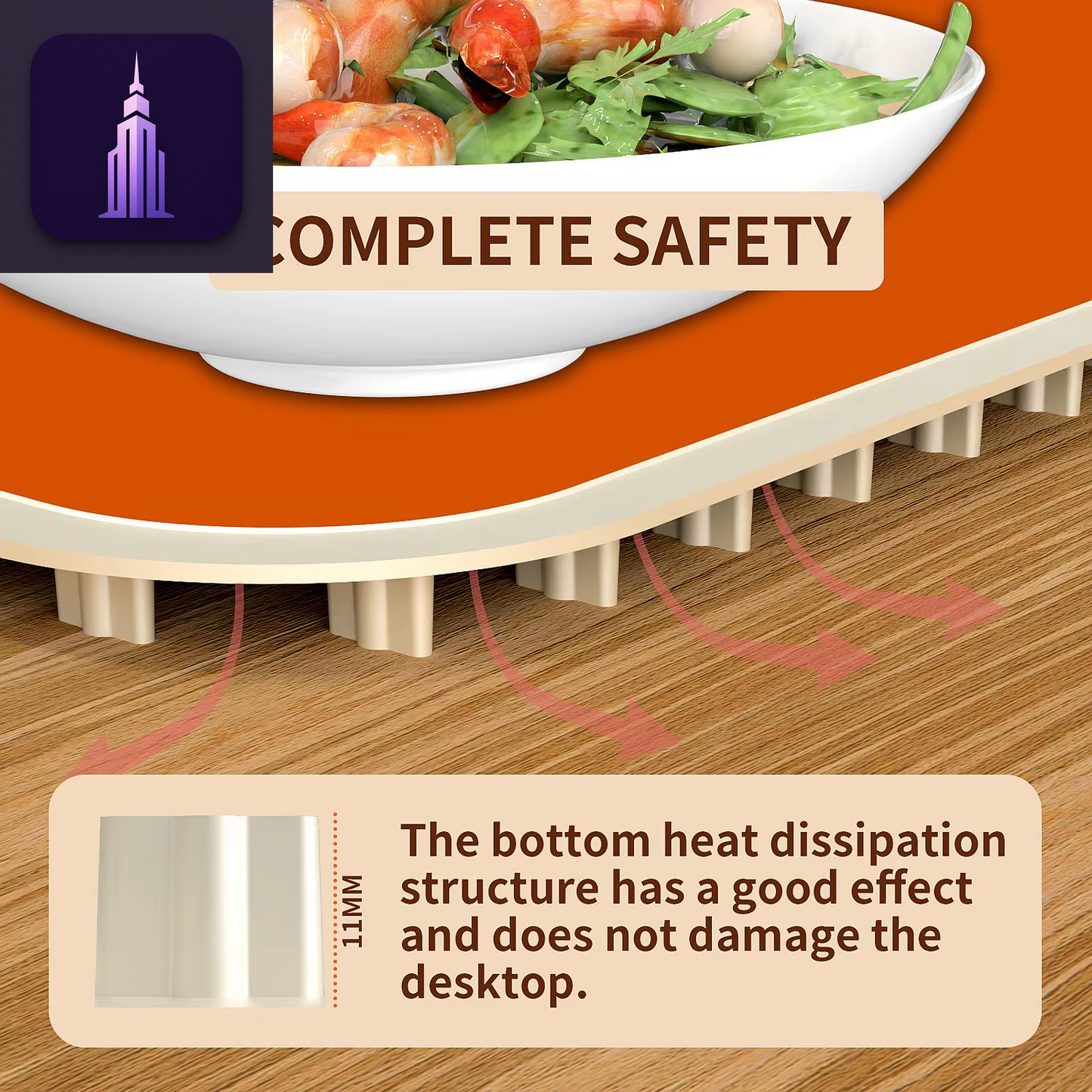 Electric Adjustable Warming Tray