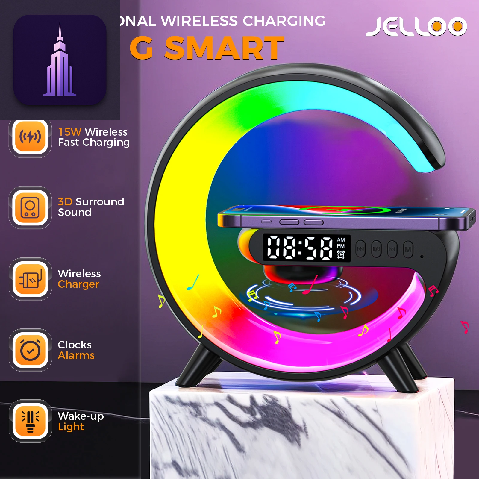 15W Wireless Charger Pad Stand