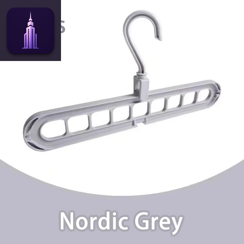 3Pcs Foldable 9-Hole Hangers