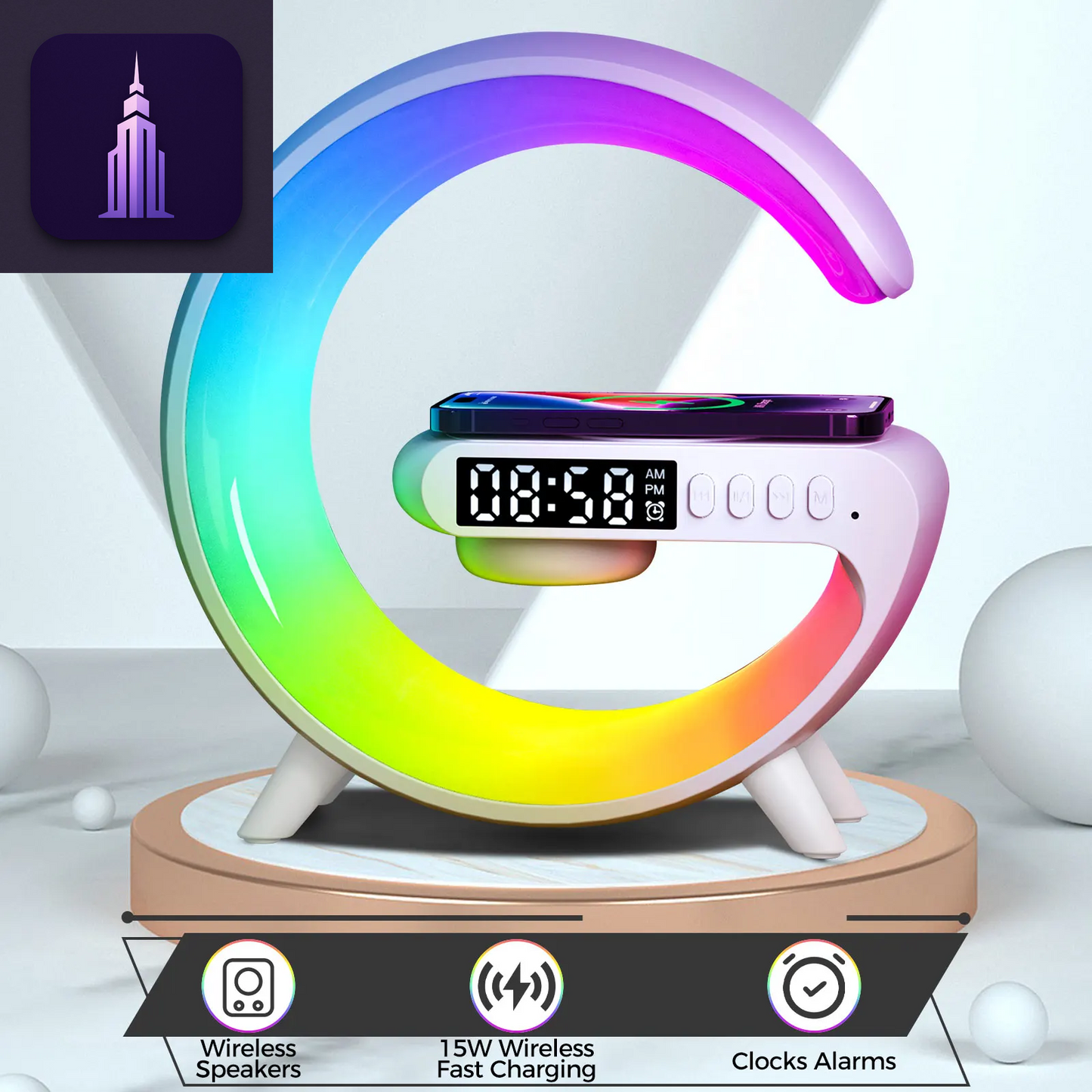15W Wireless Charger Pad Stand