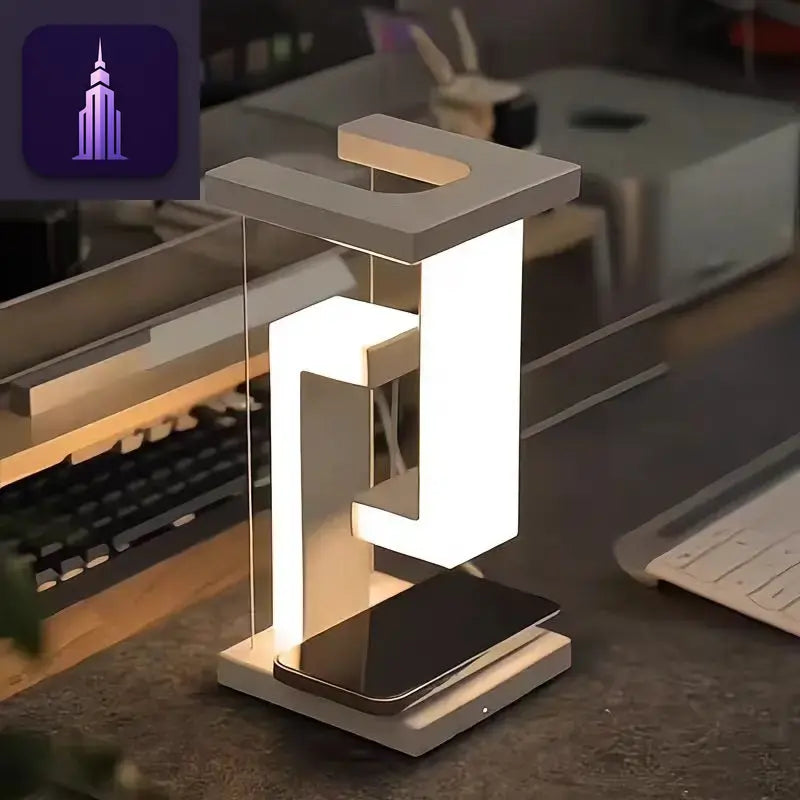 Night Desk Lamp with Wireless Charging