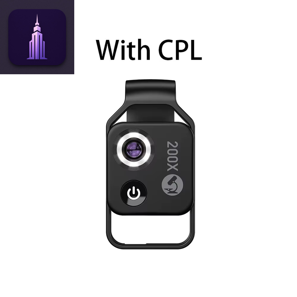 200X Pocket Microscope Phone Lens
