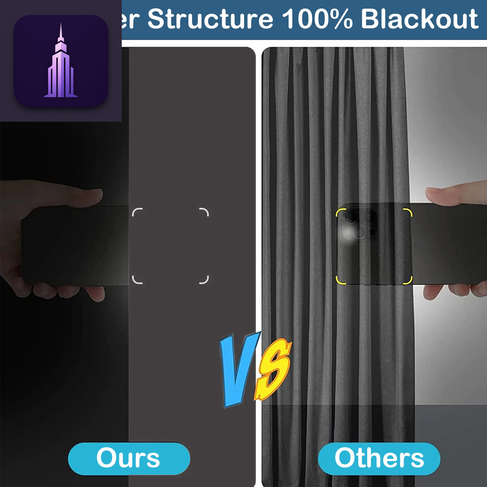 100% Blackout Window Curtain