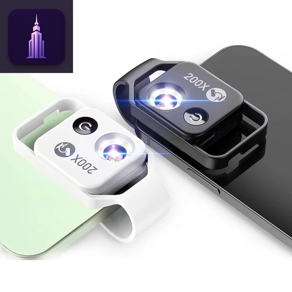200X Pocket Microscope Phone Lens